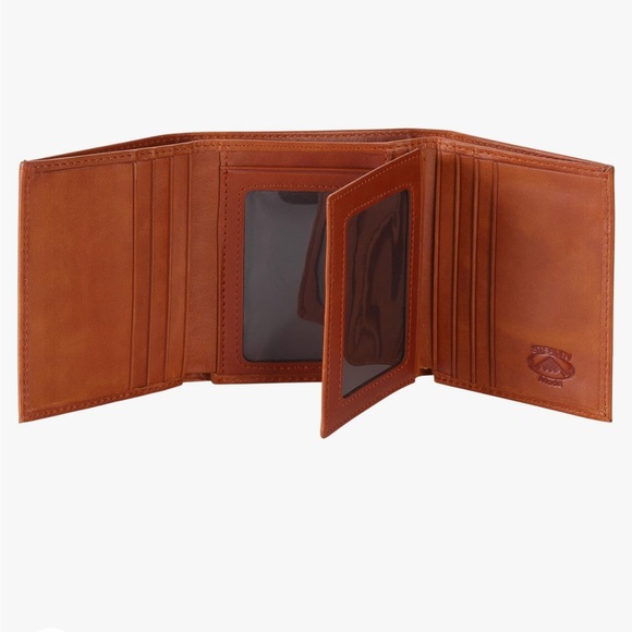 NWOT tealth Mode Leather Trifold RFID Wallet For Men With Flip Out ID Holder - Picture 4 of 8